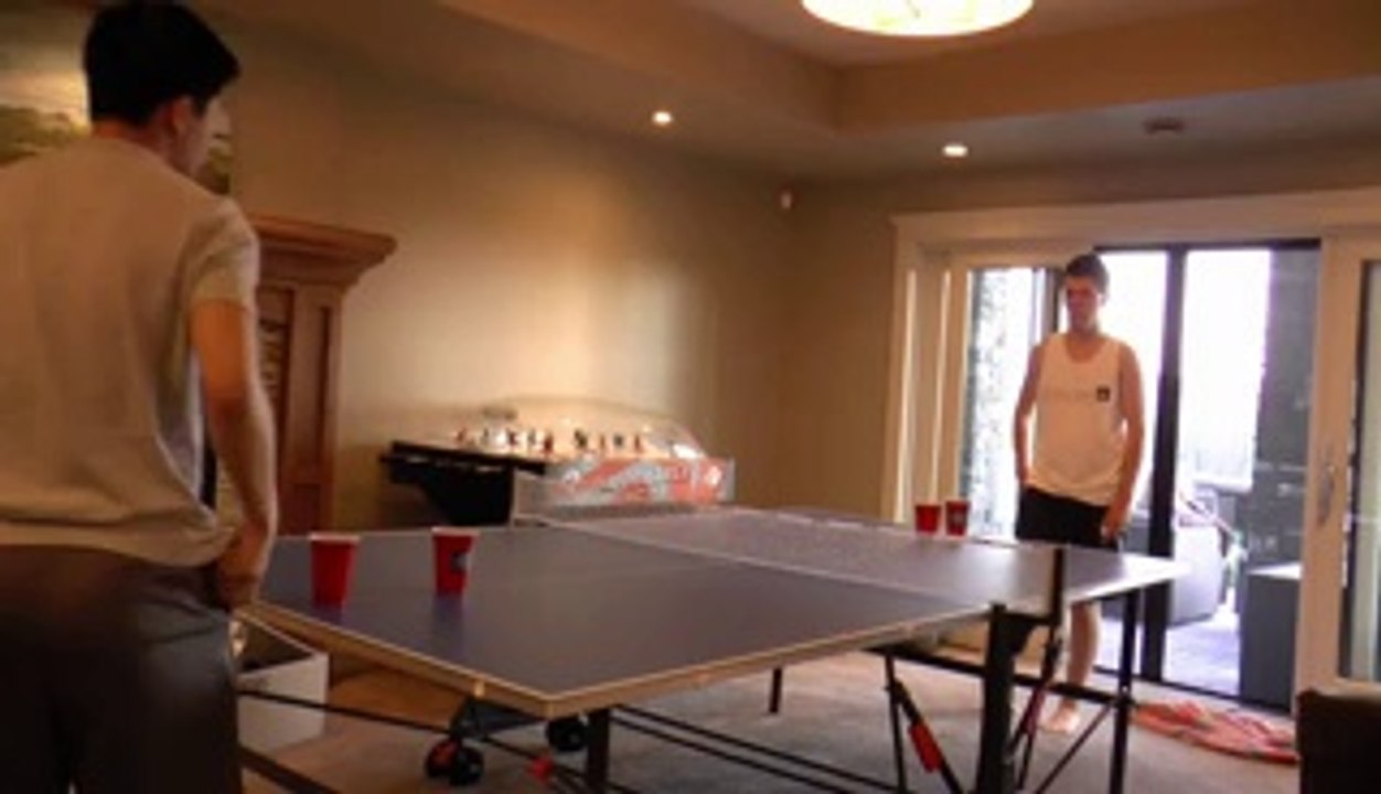 The pong trick shots