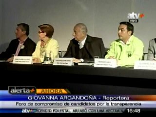 Castañeda asiste al foro de candidatos