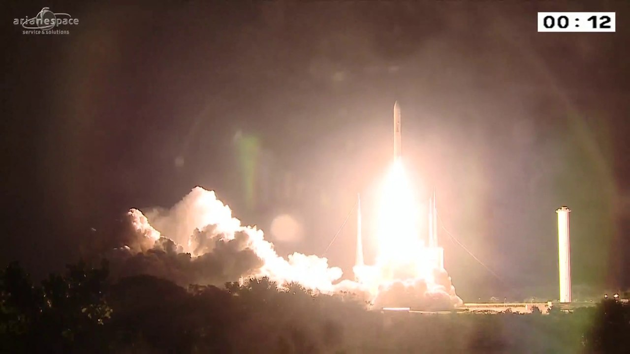 [Ariane 5] Launch of 75th Ariane 5 with MEASAT-3b & Optus 10