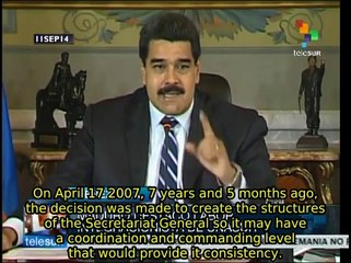 Nicolas Maduro highlights UNASUR's integrationist efforts