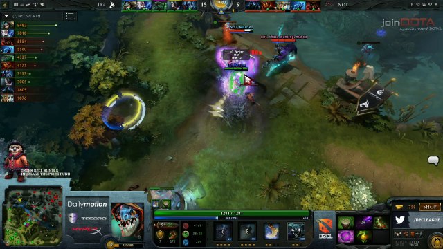 NoT vs uG Game 2 - Dota 2 Champions League @DotACapitalist, @Pandaeg0, @MSSDota