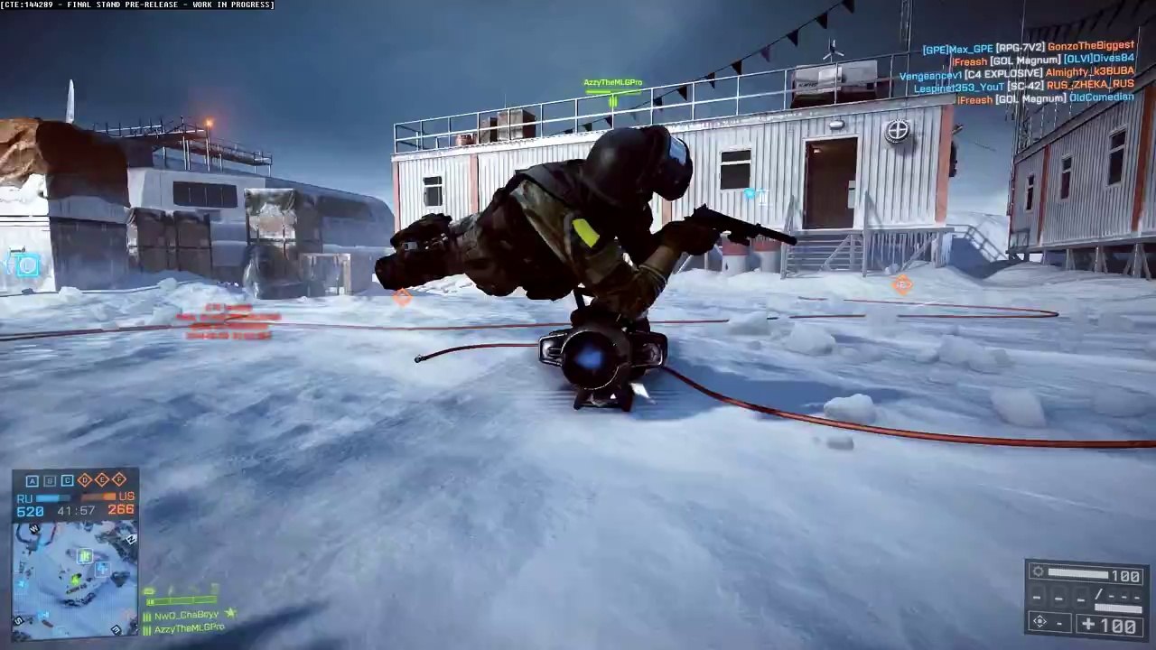 Battlefield 4 Final Stand - Alien Weapon, Hover Tanks, Scrub Cannon! (Operation Whiteout).