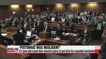 Pistorius cleared of murder charges, but was negligent