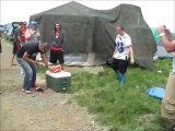 Drunk guy attempts to smash a watermelon with his head - Epic fail