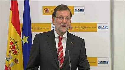Rajoy: "Somos millones los que admiramos y apoyamos a la ONT"