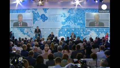 Ucrânia: Poroshenko à espera de "recuperar a Crimeia"