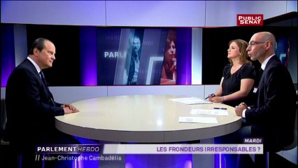Vote d'un frondeur contre la confiance: pour Jean-Christophe Cambadélis "il serait immédiatement exclu"