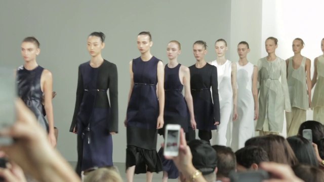 A post-show interview with Francisco Costa at Calvin Klein