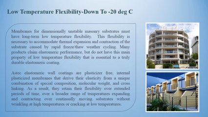Crack Bridging Elastomeric Wall Coatings