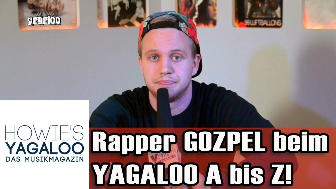 Rapper GOZPEL mit dem YAGALOO A-Z