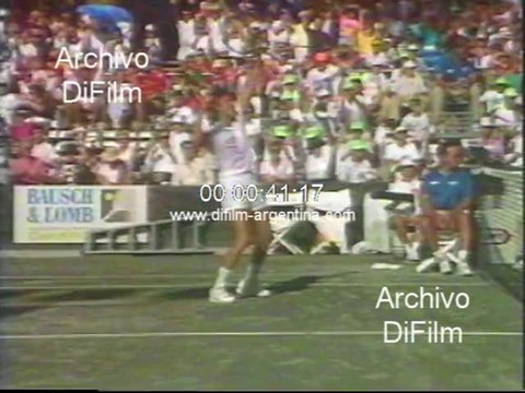 DiFilm - Gabriela Sabatini se clasifica para el abierto de Italia 1991