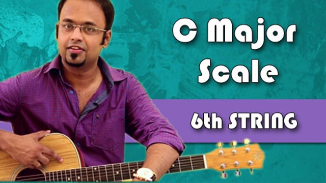 How To Play - C Major Scale (6th String) - Guitar Lesson For Beginners
