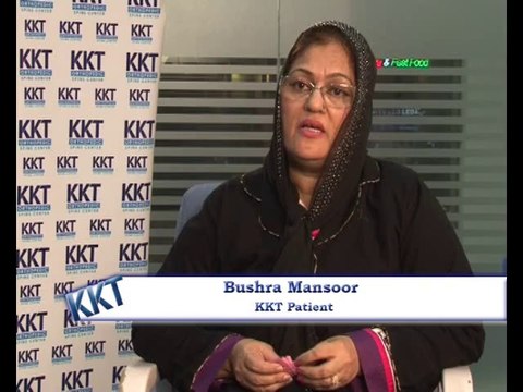 Bushra Mansoor,a young grandmother, undergoes KKT Spine Treatment to successfully relieve years of BACK PAIN