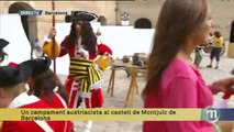 TV3 - Els Matins - Un campament austriacista al castell de Montjuïc de Barcelona