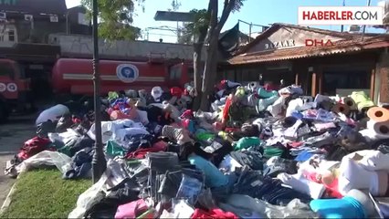 Side' Deki Yangında 2 İşyeri Kül Oldu