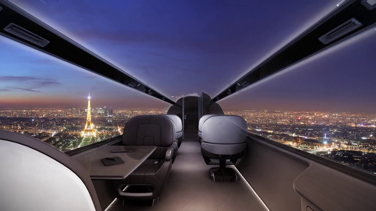 IXION Windowless Jet Concept