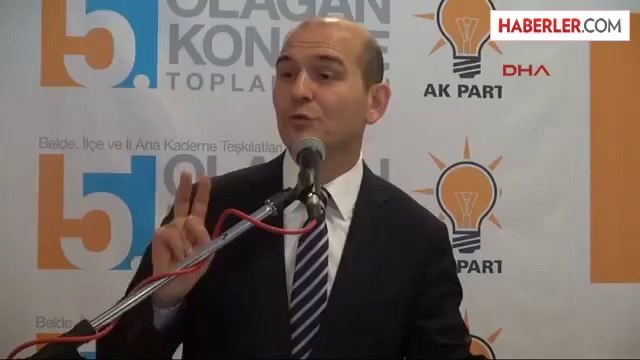 AK Parti Genel Başkan Yardımıcısı Süleyman Soylu,