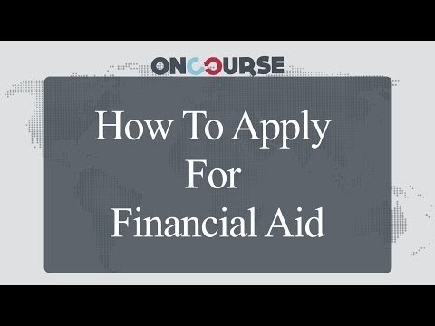 Study In USA || Applying For Financial Aid || On Course