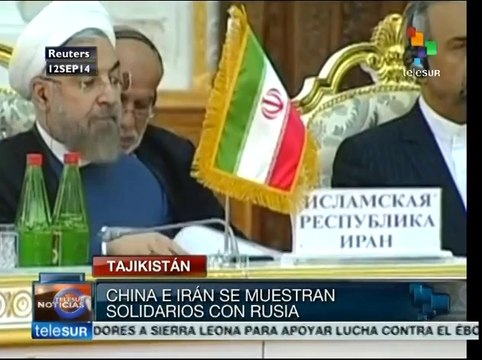 Irán y China reiteran apoyo a Rusia frente a sanciones económicas