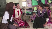 Iraqi refugees living in abandoned building get counselling