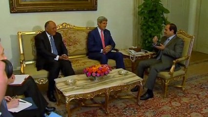 Kerry meets with Al-Sisi to drum up support against ISIS