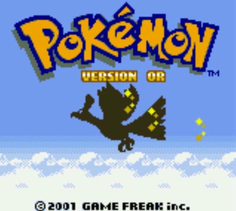 Présentation Pokémon Or (GBC)