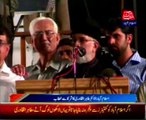 Islamabad - PAT Chief Tahir Ul Qadri addresses the sit-in gathering