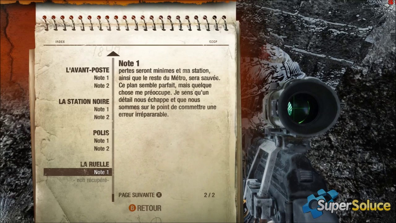 Metro 2033 Redux : Journal - La ruelle