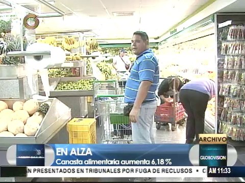 INE: Costo de la canasta alimentaria es de Bs. 4.448,56