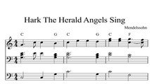 Hark The Herald Angels Sing: DIGITAL SHEET MUSIC Piano Organ & Keyboard Book 1