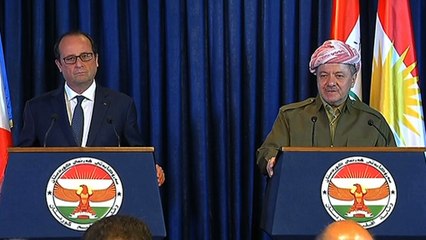 Déclaration conjointe à la presse avec le président du Kurdistan, M. Massoud Barzani