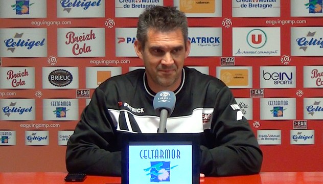 EAG-FCGB: la conférence de presse d'avant match de Jocelyn Gourvennec