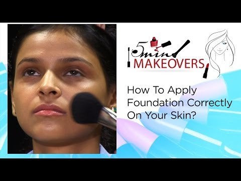 How To Apply Foundation Correctly On Your Skin? || The Cloakroom