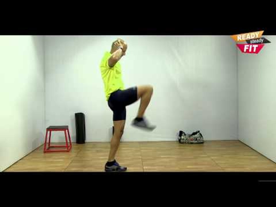How To Strengthen Butt Muscles & Reduce Love Handles || Kicks and Lunges