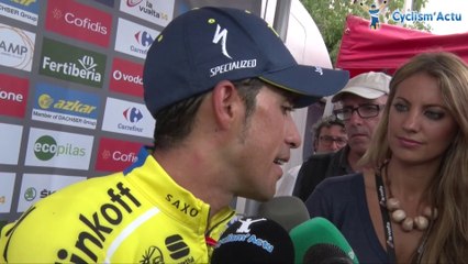 La Vuelta 2014 - Alberto Contador, maillot rouge à l'issue de la 19e étape