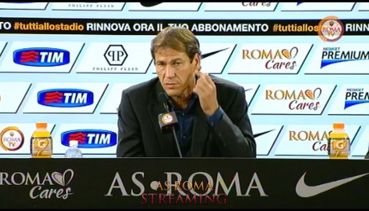 12/09/2014 - CONFERENZA STAMPA GARCIA