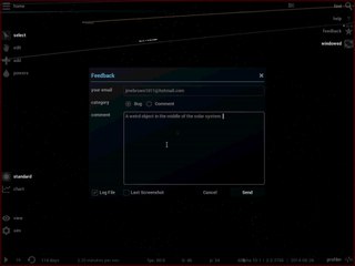 sun disappears and turns into a werid dot thing. ubox 2 alpha 10.1 bug