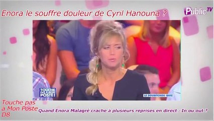 Public Zap : Enora Malagré crache à plusieurs reprises en direct à la télé !