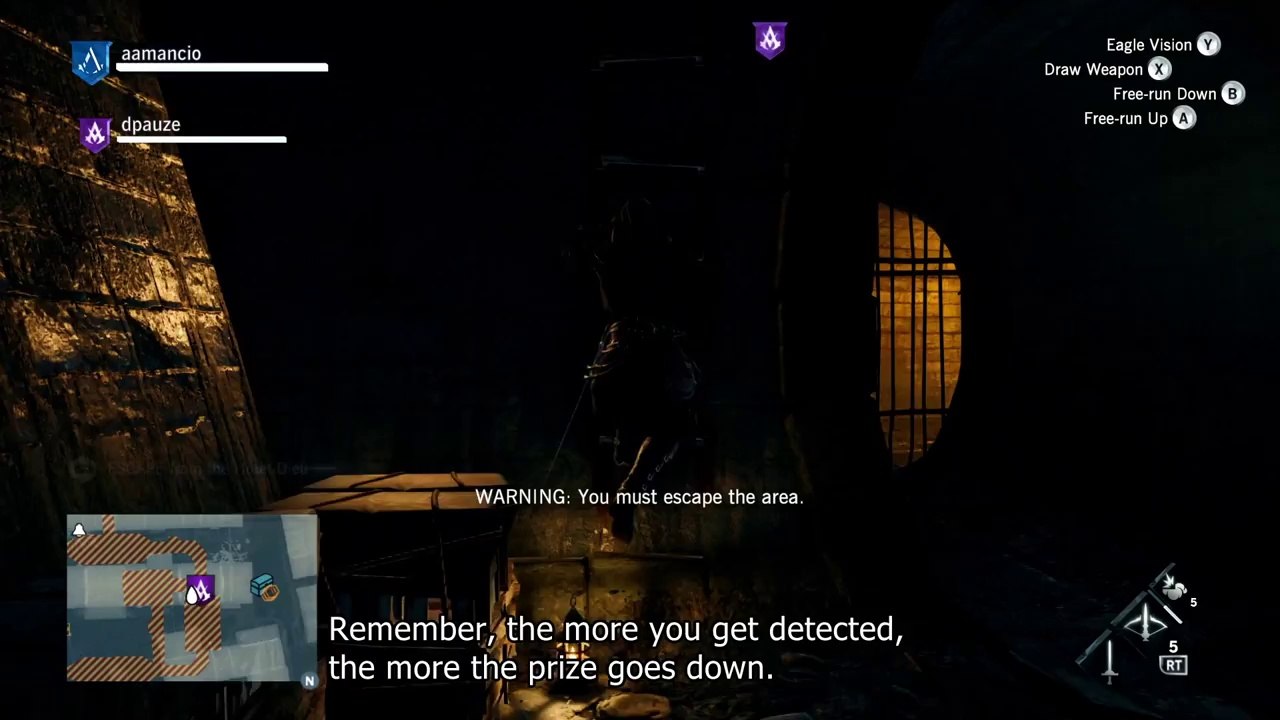 Assassin’s Creed Unity Co-op Heist Mission Commented demo