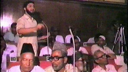 Muhammad Hussain Mehnati - Speech at Budget Session, KMC 1984-85