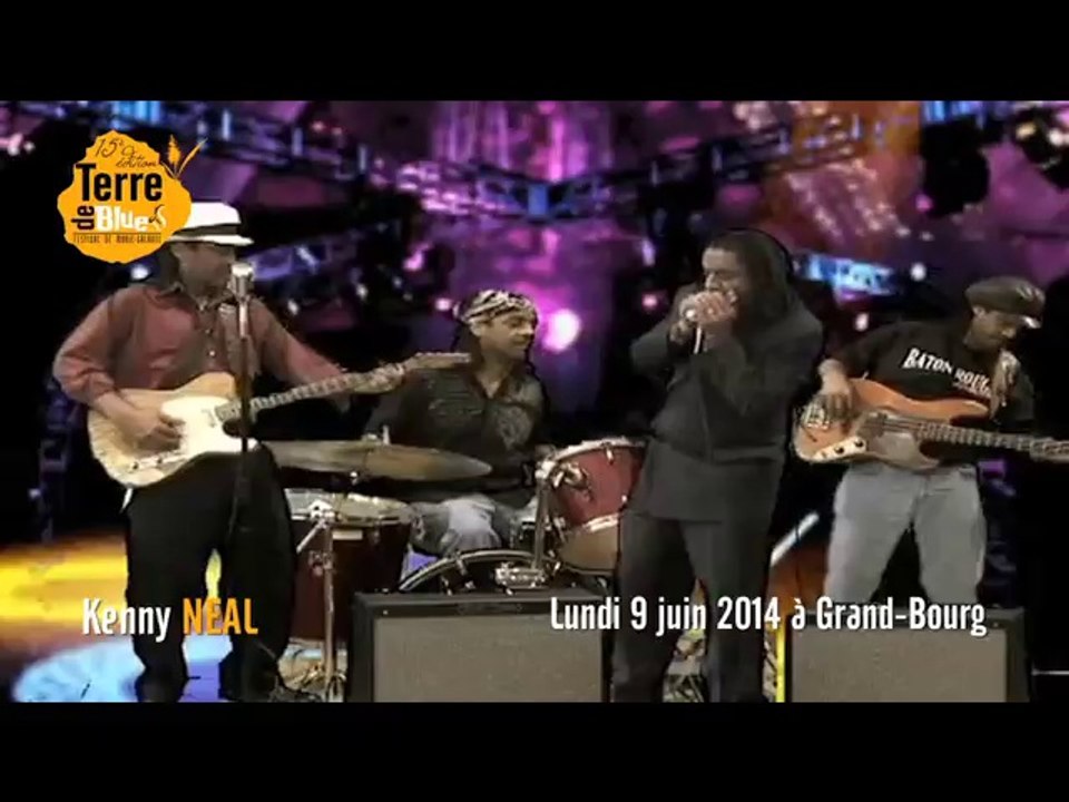 Kenny NEAL "Hoochie Coochie Man" - CLIP - Terre de Blues 2014