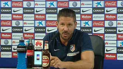 Simeone: "No nos consideramos un equipo violento"