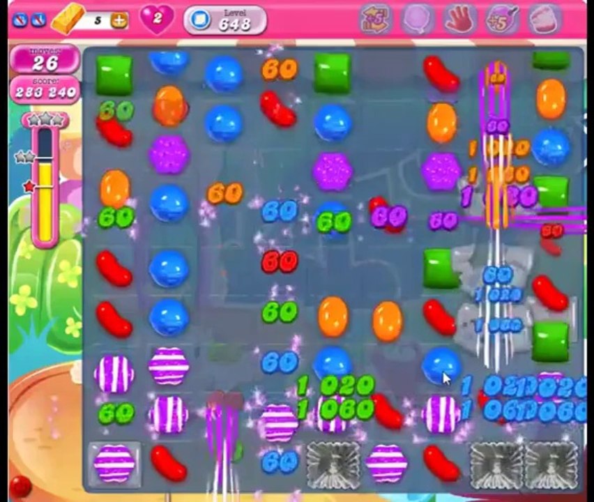 Candy Crush Saga Level 648