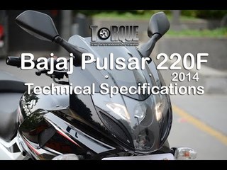 Video herunterladen: Bajaj Pulsar 220F 2014 Technical Specifications | Torque - The Automobile Show