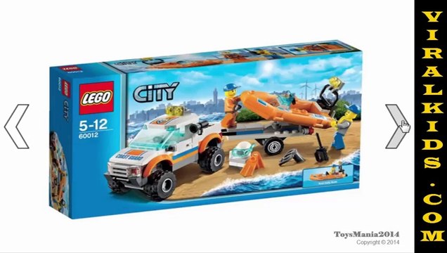 LEGO City - Jeep 4x4 _ Diving Boat 60012 - Toys Review