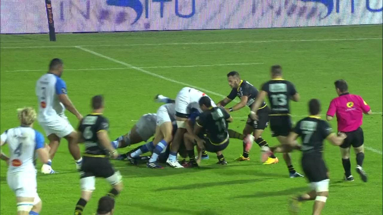 La Rochelle-Castres: Essai Thomas Combezou (CAS) - J5 - Saison 2014-2015