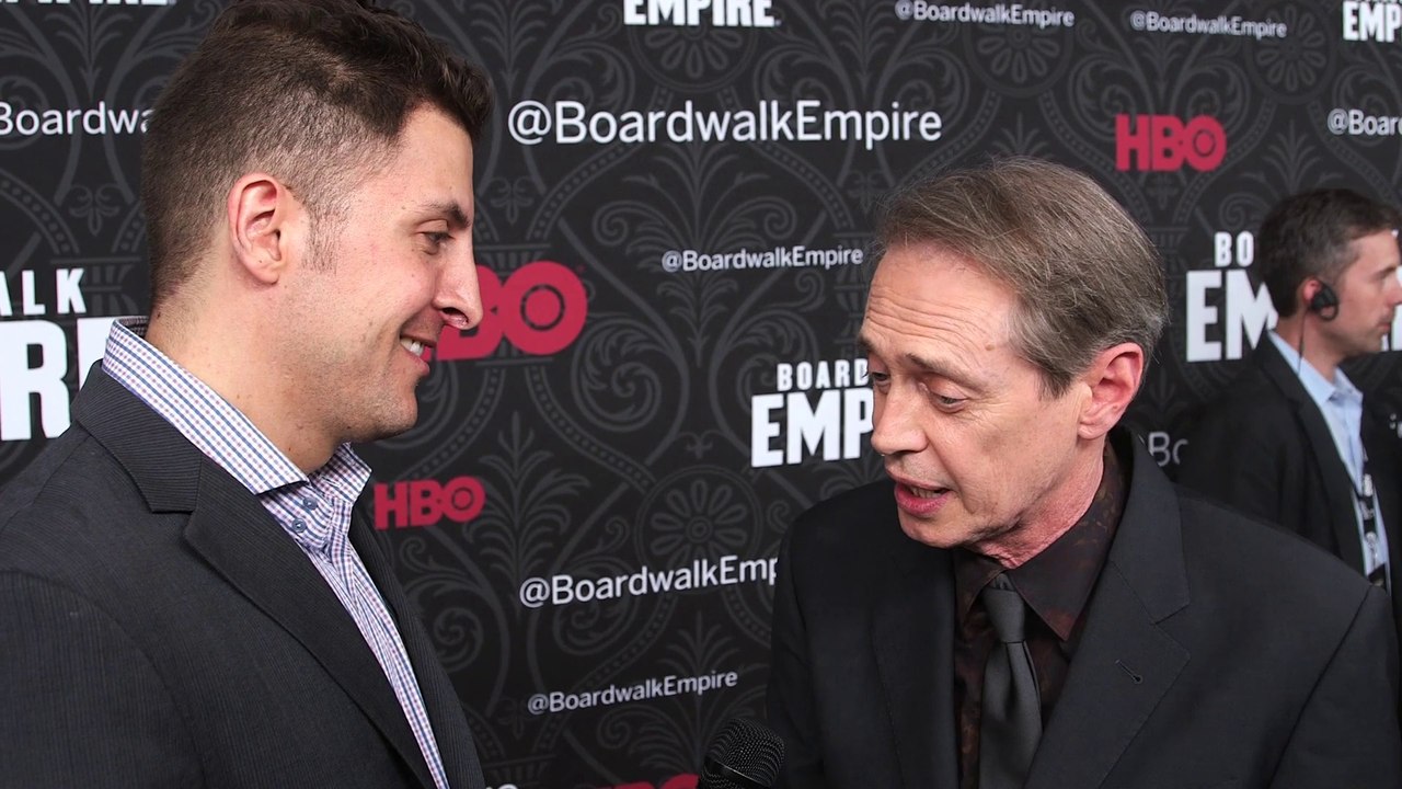 Steve Buscemi at the "Boardwalk Empire" Premiere #InTheLab with @ArthurKade