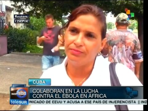Cubanos apoyan envío de médicos a África para luchar contra ébola