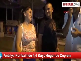 Antalya Körfezi'nde 4,4 Büyüklüğünde Deprem