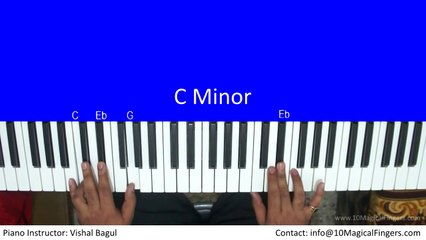 Kabhi Jo Badal Barse Piano Tutorial Melody + Arpeggios 10 Magical Fingers